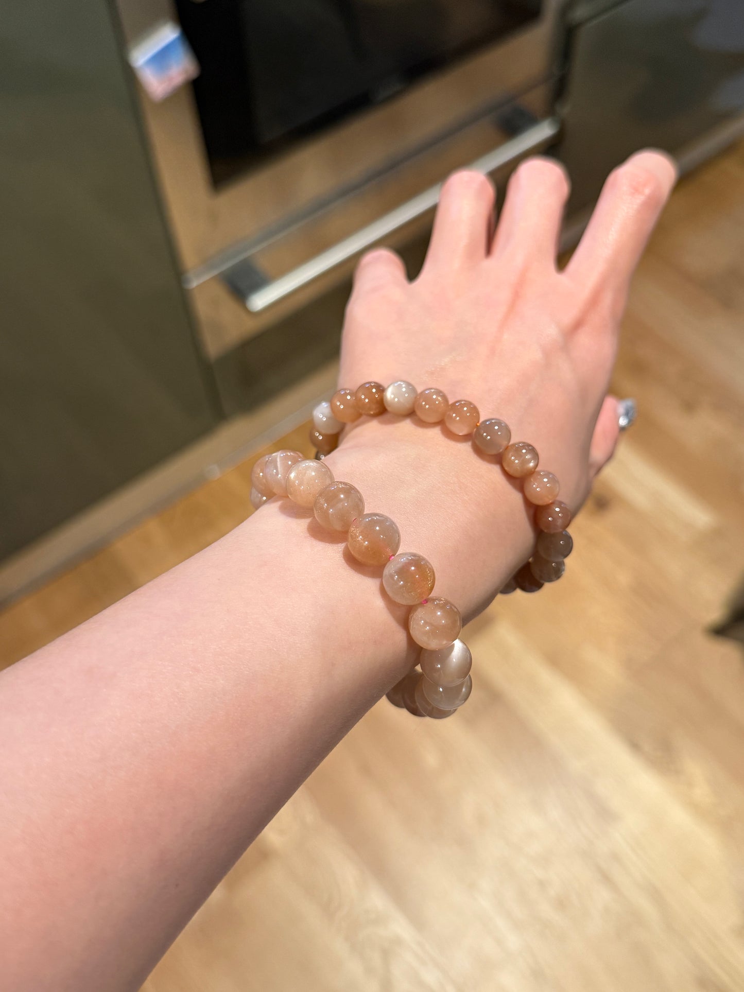 Orange Moonstone Bracelet