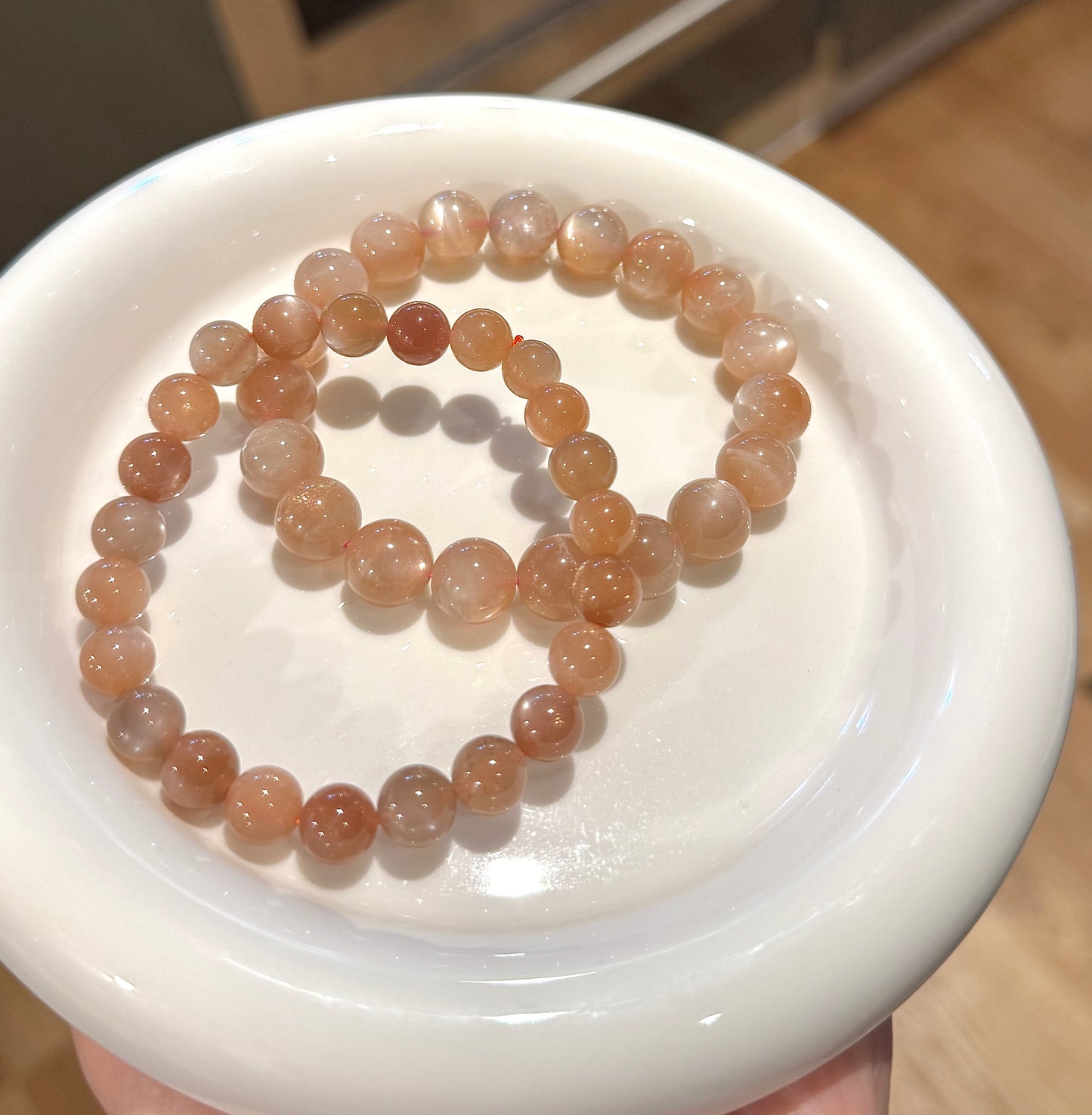 Orange Moonstone Bracelet