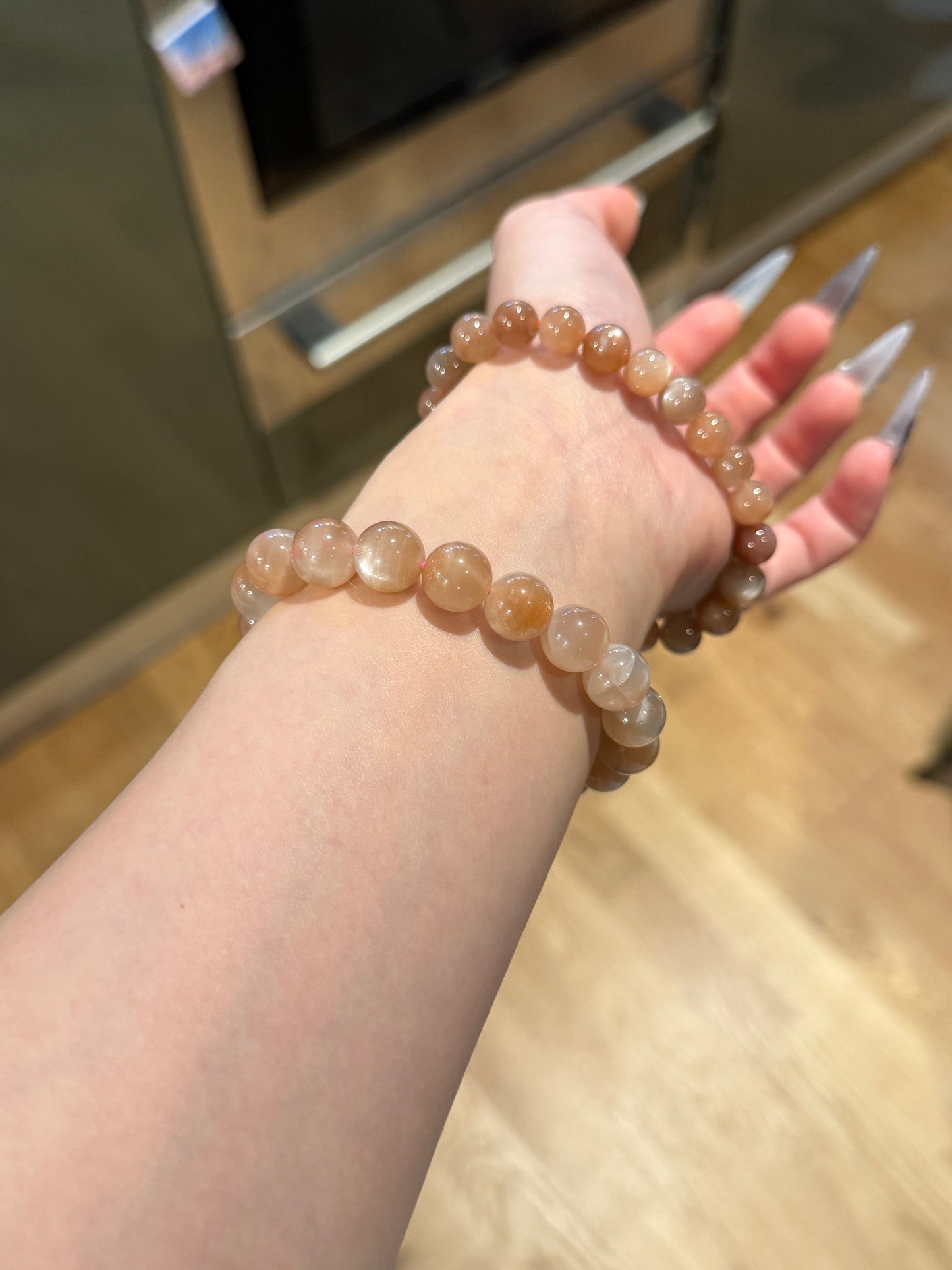 Orange Moonstone Bracelet